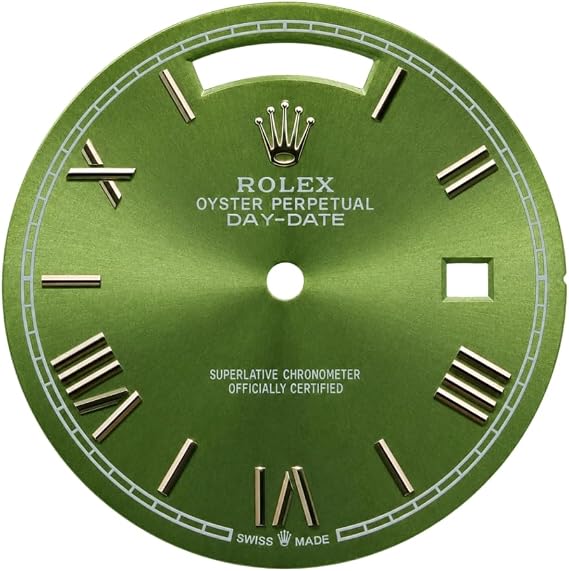 Stainless Steel Watch Dial Metal Watch Face 2834 Movement Day Date 31mm Watchmaking Repair Maintenance Spare Part for Rolex Datejust