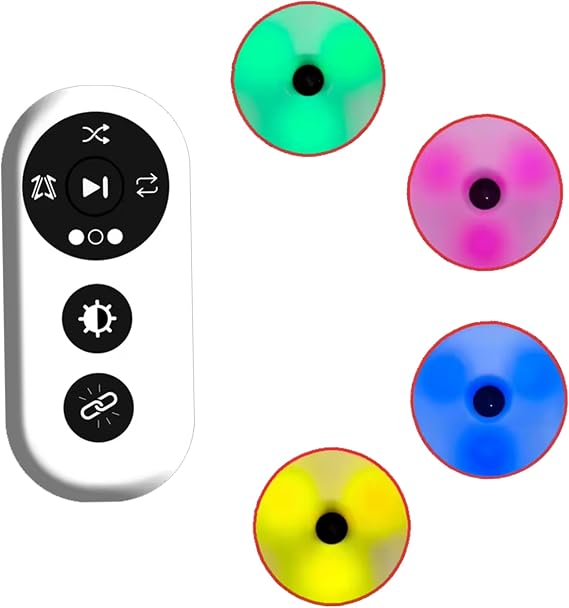 4Pcs/Set Reactions Training Lights, 4 Modes Speed Reactions Lights Training with USB Charging for Fitness, Basketball, Football Sports Accessories Agilitys