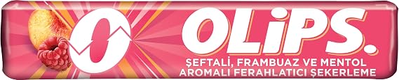 Olips Şeftali Frambuaz Aromalı Stick Şeker 28 gr