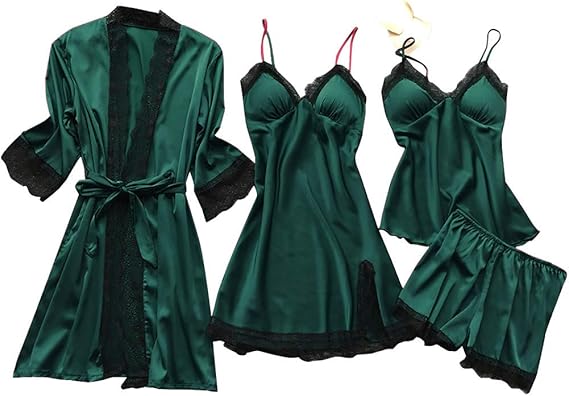 Womens Lounge Wear Sets Bamboo Pyjamas Matching Set Pink Robe Maternity Sleepwear Warm Women Linen Silk Pjs for Pajamas Petite Top Black