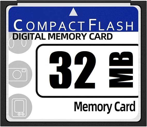 32MB Compact Flash Memory Card for Camera, Advertising Machine, Industrial Computer Card