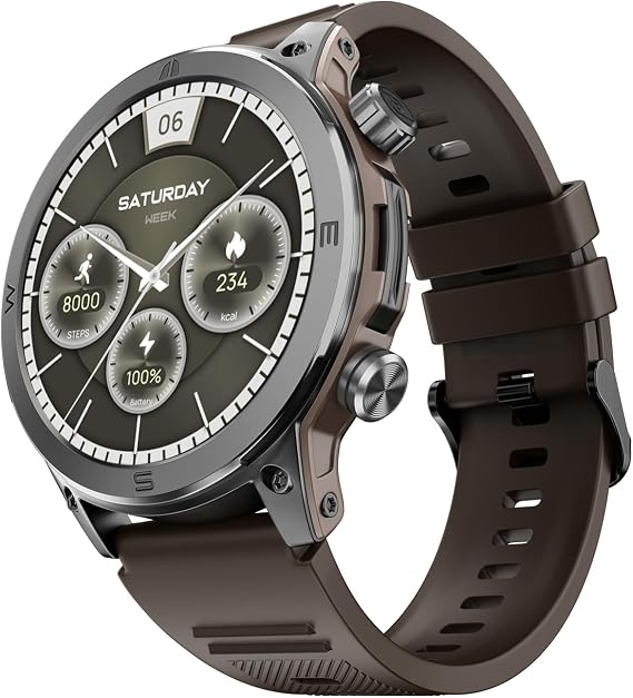 Noise Endeavour Rugged Smartwatch (Vintage Brown)