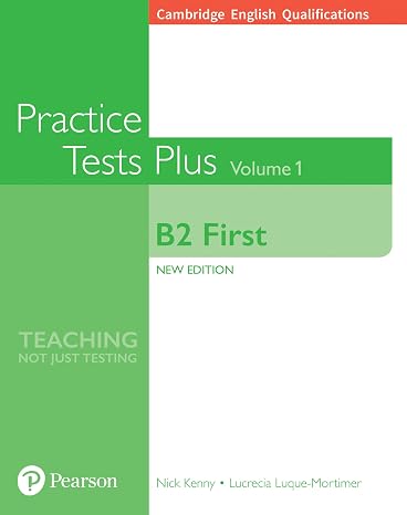 Cambridge English Qualifications: B2 First Volume 1 Practice Tests Plus