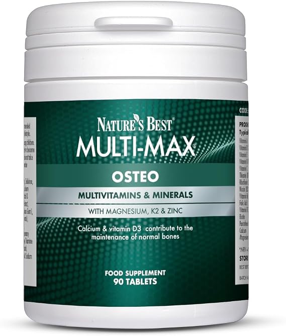 Nature's Best Multi, Max Osteo Multivitamin for Bones, 90 Tablets