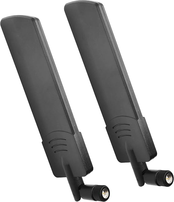 4G LTE Antenna 10dbi 600-6000MHz 3G 4G LTE Universal Wide Band Omni Directional Paddle Antenna with SMA Male 2 Pcs