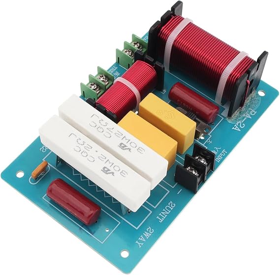 2 Way Crossover for Speaker 450W 4-8 Ohm 2 Way High-Low Frequency Divider for Speaker HiFi Speaker Crossover