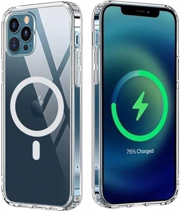 CONSTRAIN iPhone 12 Pro Max Uyumlu Şeffaf Magsafe Kılıf – Kablosuz Şarj Destekli, Ultra Koruma, Modern Tasarım