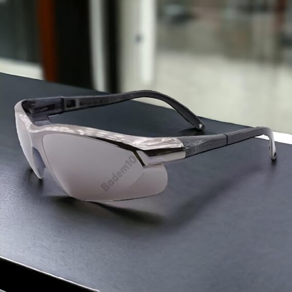 Badem10 Kaynakçı Gözlüğü İş Güvenlik Kaynak Gözlüğü Lazer UV Koruyucu Gözlük S900 Aynalı Gümüş