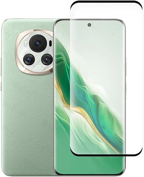 Microcase Honor Magic 6 Pro 3D Curved Tam Kaplayan Kavisli Tempered Cam Ekran Koruyucu - AL3282