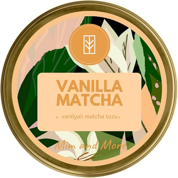 Mim and More Vanilla Matcha - Vanilya Aromalı Matcha, 25 gr