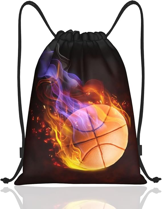Drawstring Bags, Large Capacity Waterproof Drawstring Sports Bag for Kids Adults, PE Sports Backpack with Strings for Work Train Gym Swim Hiking