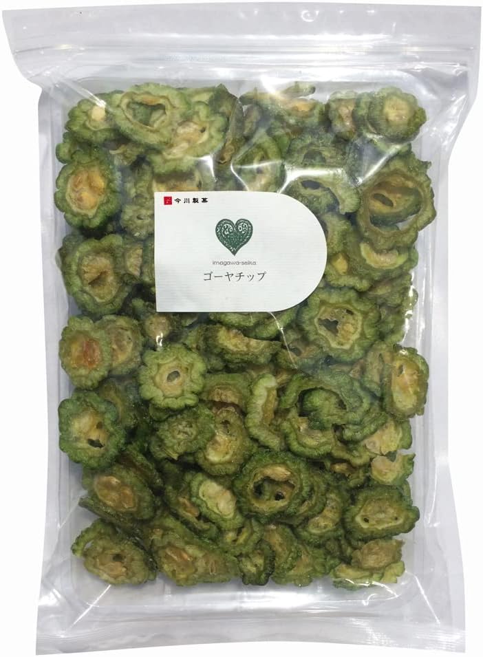 Imagawa Seika Bitter Melon Chips, Moderate Salty, Plenty of 12.3 oz 350 g, Domestic Pack, Uses Zipper Bags