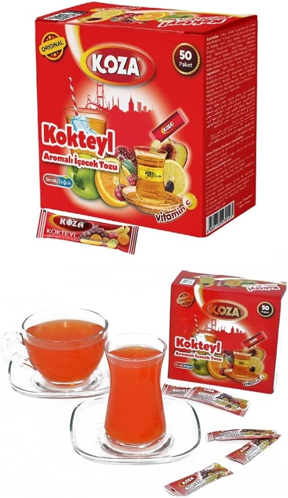 Koza Tek Içimlik Kokteyl Aro. Içecek Tozu (50 STİCK)