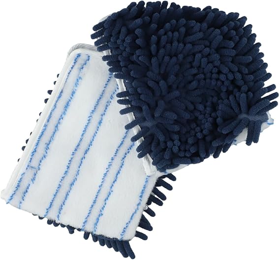 TDCuizent Microfiber Flip Mop Refill 18 Inch Dual-Sided Reusable Cleaning Pad for Dry Dusting and Wet Mopping Machine Washable Replacement Head for Hard Floors