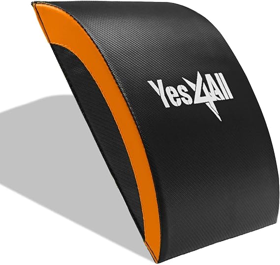 Yes4All Ab Exercise Mat & Wedge - Sit Up Pad - Abdominal & Core Trainer Mat for Full Range of Motion Workouts
