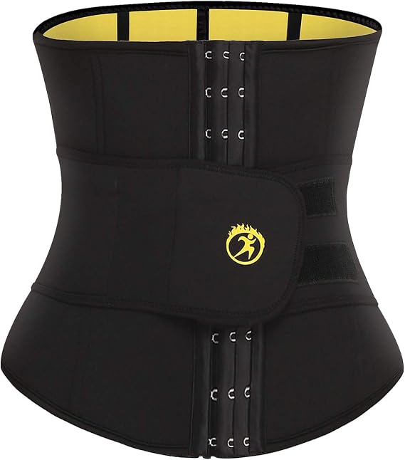 SEXYWG Waist Trainer Trimmer Sauna Sweat Belt Neoprene Exercise Belt Body Shaper Tummy Control Cincher