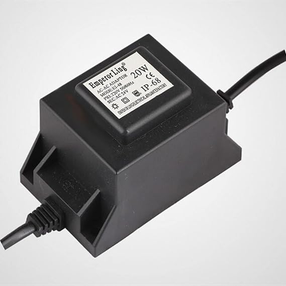 Waterproof Transformer, Voltage Converter Transformer 220V to AC 12V/24V, IP68 Waterproof Power Supply Converter, for Swimming Pool Light, Water Pump, Outdoor Light, Spotlights(300W,12v)