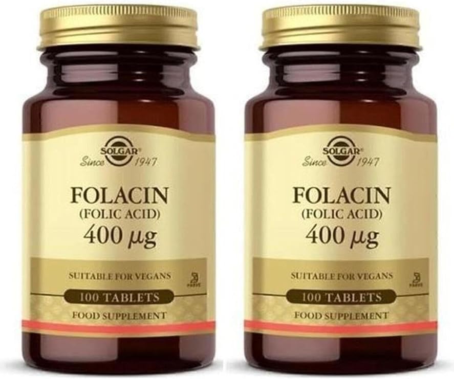 Solgar Folacin (Folic Acid) 400 mcg, 100 Tablet, 2 Adet
