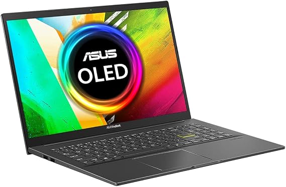 ASUS Vivobook 15 OLED K513EQ 15.6” Full HD OLED Laptop (Intel i5-1135G7, Nvidia MX350 Graphics, 16GB RAM, 512GB SSD, Windows 10 with free Windows 11 upgrade)