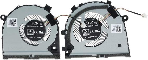 Replacement CPU & GPU Cooling Fan Replacement for Dell G3-3579 G3-3779 G5-5587 Gaming 0GWMFV 0TJHF2