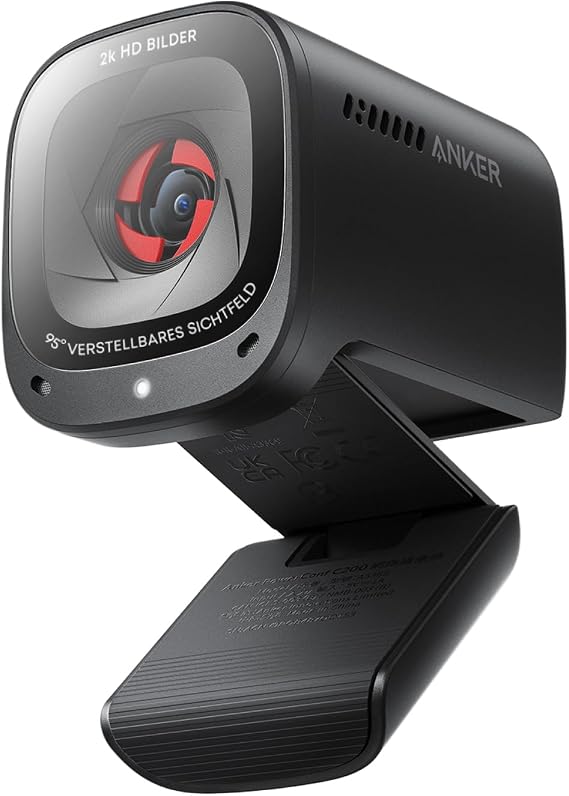 Anker Work PowerConf C200 2K USB Laptop Webcam