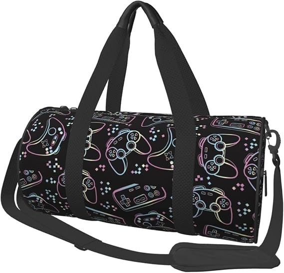 Dynamic Game Handle 3 for Duffle Bag, Waterproof Large Duffle Bag, Weekender Bag, Gym Bag, Sports Bag, Overnight Bag