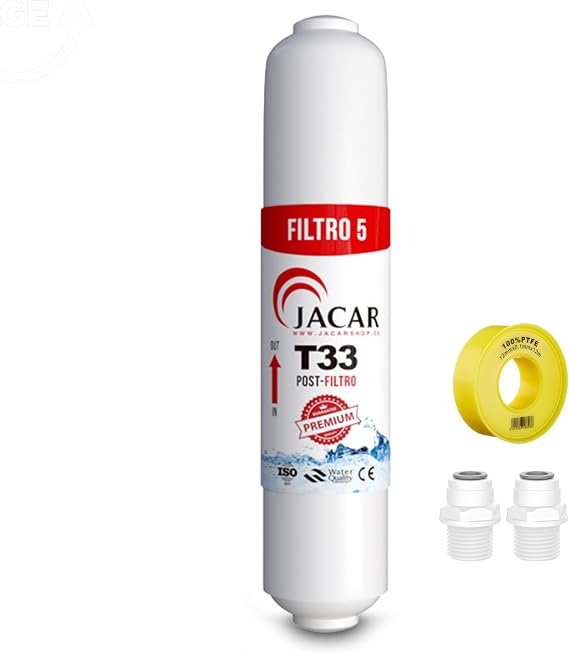 JACAR Organic Coconut Active Carbon Postfilter for Reverse Osmosis