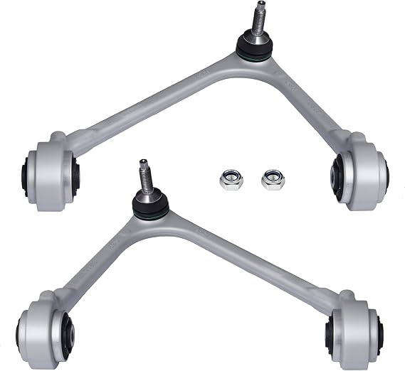 Left Right Front Upper Control Arm and Ball Joint Assembly Compatible Ford Thunderbird Lincoln LS Jaguar S-Type (To VIN M45254) Driver Passenger AUQDD 2PCS K621665 K621666 Professional Suspension