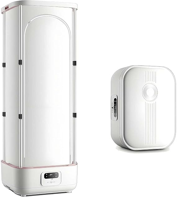 Portable Garment Steamer and Dryer with Remote Control, Foldable Steam Iron for Rapid Drying and Fabric Wrinkle Removal