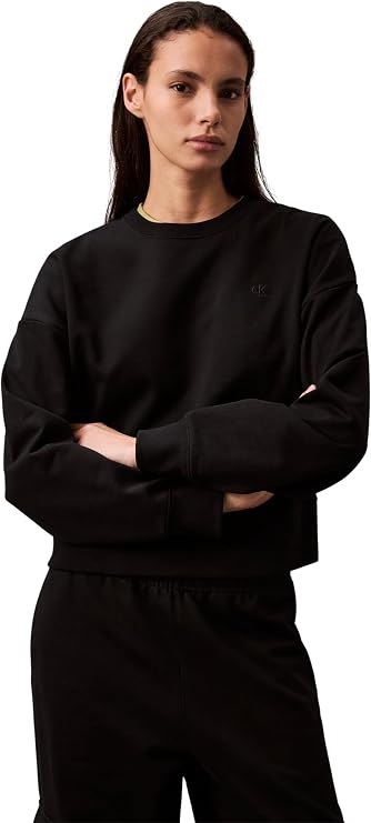 Calvin Klein LS ARCHIVE LOGO FRENCH TERRY RLX Sweatshirt Kadın