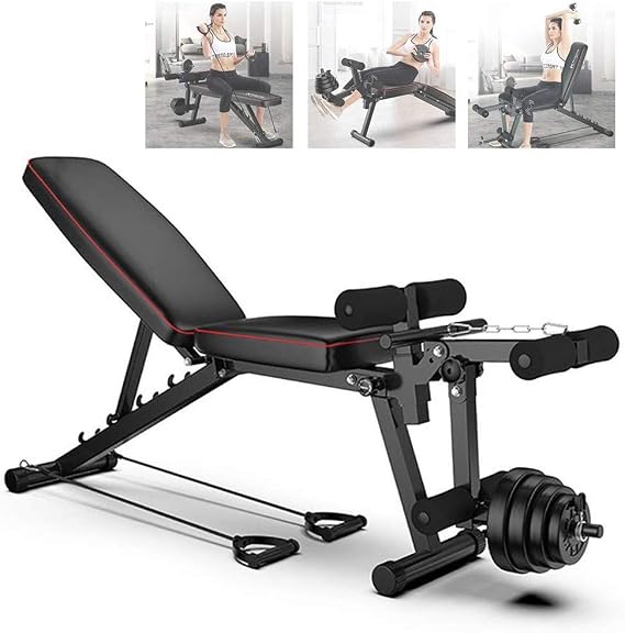Adjustable Commercial Weight Bench, Olympic Strength Training Benches,Sit Up Incline Benchs Flat Fly Weight Press Fitness,barbell Bench Rack For Home Gym Strength Training