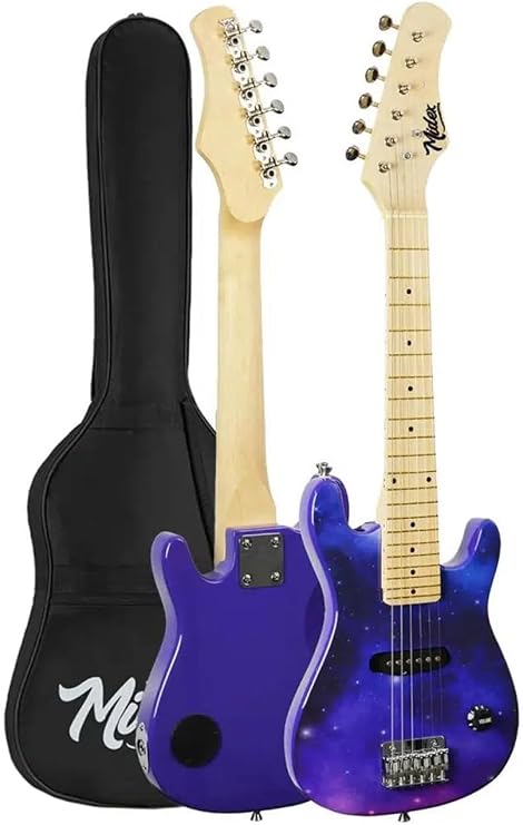 Midex CEG-30PU 4-6 Yaş Çocuklar İçin Amfili Full 1/4 30 İnç Elektro Gitar Seti Mor