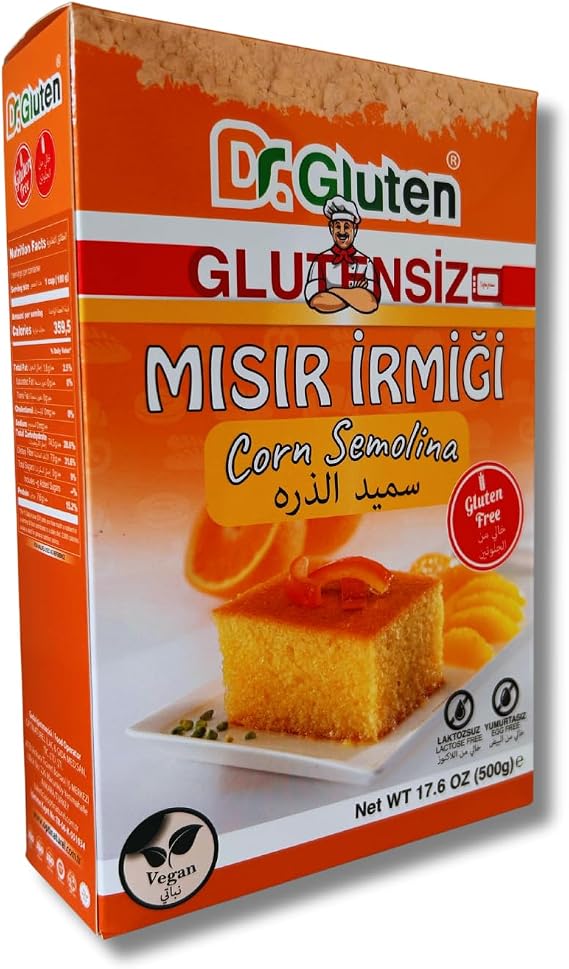 Dr. Gluten Mısır Irmiği 500 G (glutensiz)
