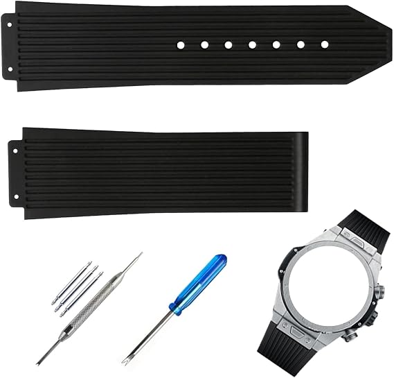 Rubber Watch Band replacement for Hublot Silicone Strap Wirstband accessories for Men and Women