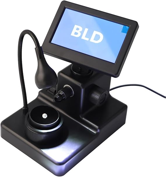 Electronic Jewelry Testing Tool for Gemstones Inscription Viewer Digital Microscope Accurate Analysis Gemstones Girdle Viewer LCD