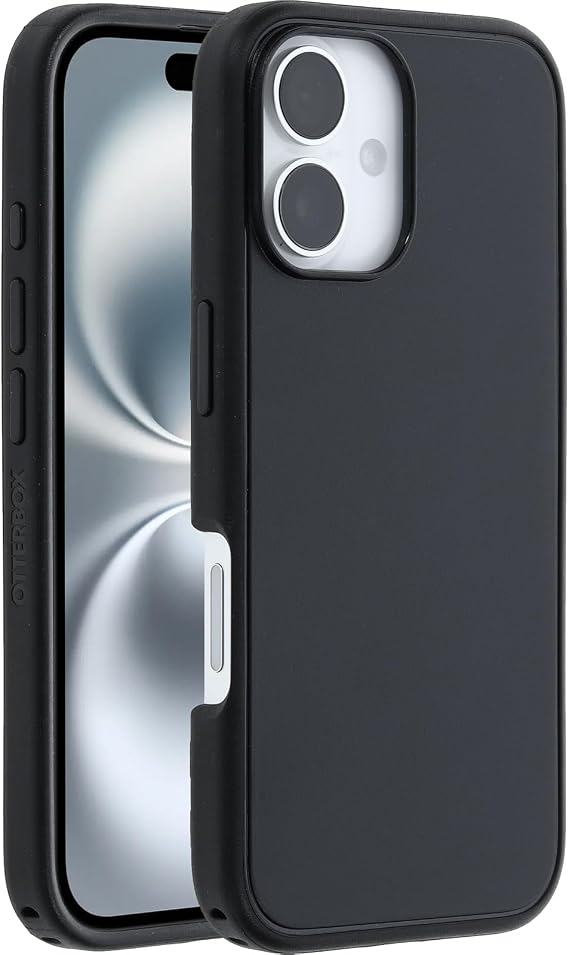 OtterBox iPhone 16 Uyumlu Symmetry Serisi MagSafe Kılıf, Darbeye ve Düşmeye Karşı Koruyucu İnce Koruyucu Kılıf - Siyah