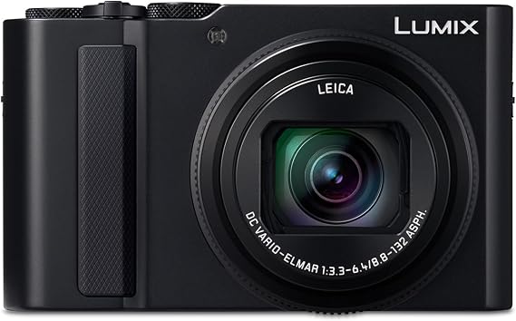 Panasonic LUMIX DC-TZ300E 20.1MP Travel Zoom Camera, 15x Leica Optical Zoom Lens, 1.0" BSI Sensor, 4K Video and Photo, 5-Axis Stabilisation, USB-C, Wi-Fi, Black