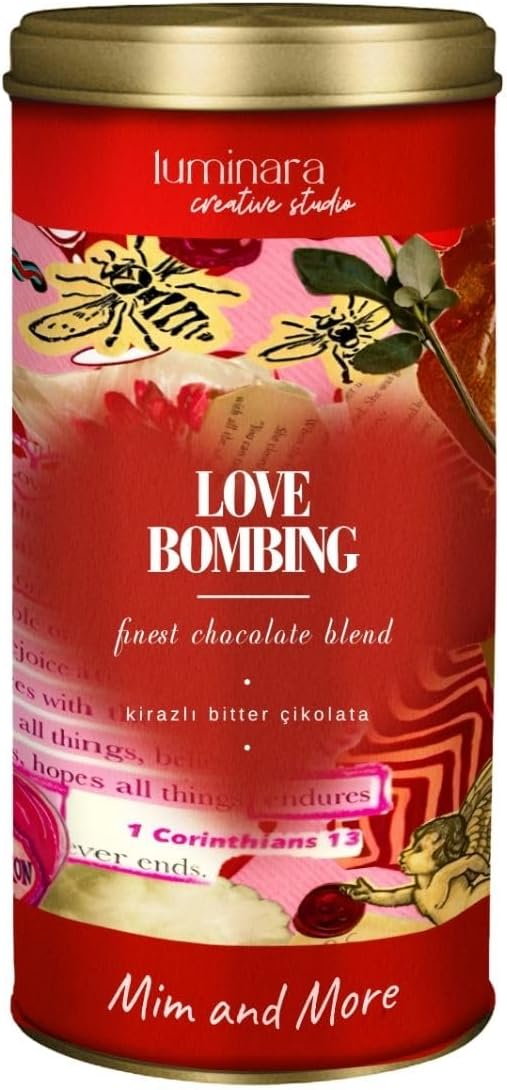 Luminara Studio x Love Bombing Dark Hot Chocolate - Dark Hot Chocolate with Cherries, 200 Gr