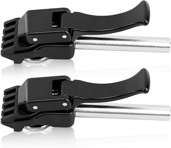 1 Pair Tennis Stringing Machine, Tennis Stringing Tool Handheld Badminton Stringing Clamp Flying Clamp Black Tennis Flying Pliers Racket Starting Clamp for Various Rackets