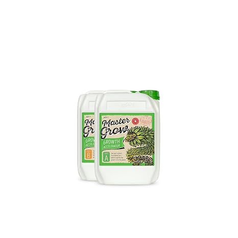 Basic Growth Fertilizer Xpert Nutrients Master Grow A+B (5L) - For the Vegetative Phase of Plant | Balanced Liquid Fertilizer | Indoor and Outdoor Grow Stimulator | Premium Quality
