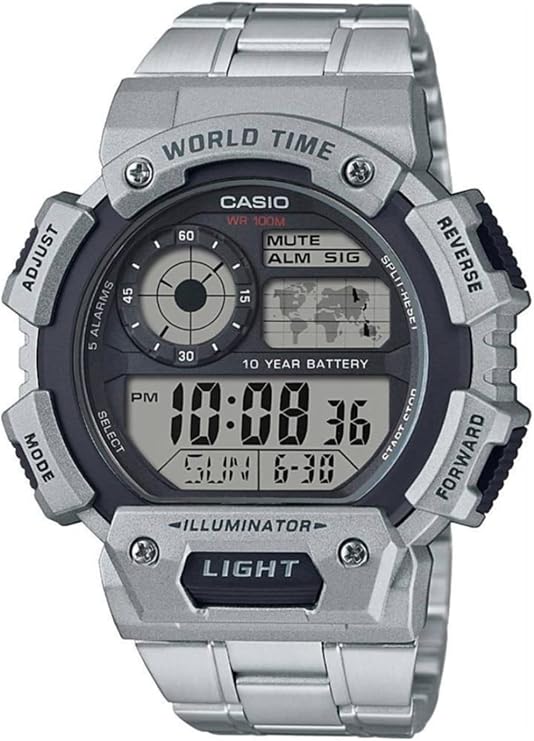 CASIO, Silver, Bracelet Type