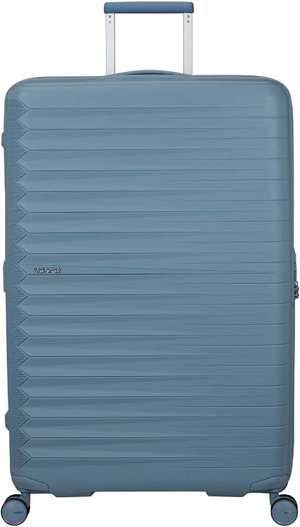 American Tourister Trolley Fastforward Spinner 82/31 TSA EXP Steel Blue Light Blue 83cm