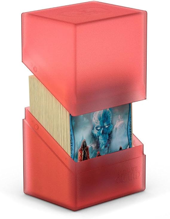 Ultimate Guard Boulder Deck Case 80+ Standard Size Ruby