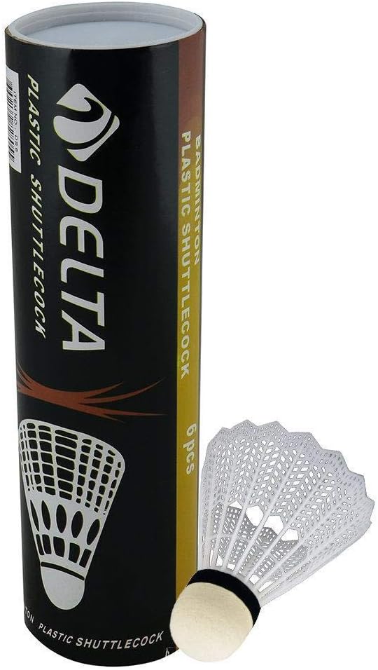 Delta Ds 6 Badminton Ball, Unisex, White, One Size