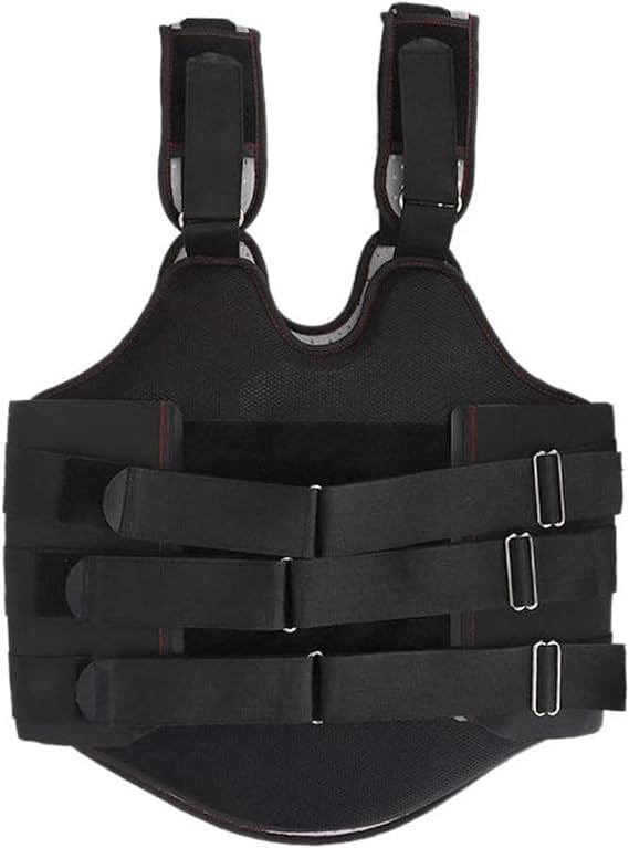 Thoracic Full Back Brace - Treat Kyphosis, Osteoporosis, Compression Fractures, And Pre Or Post Surgery with This Hard Lumbar Support