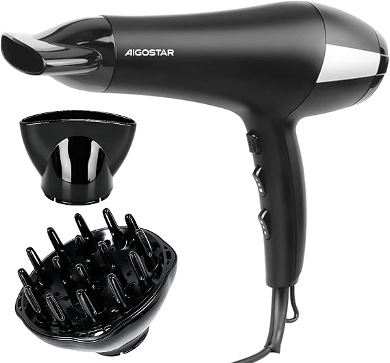 Aigostar Professional Hair Dryer 2400W Ionic Anti-Frizz