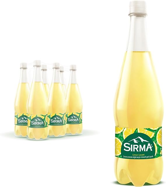 Sırma Vitamin C Lemon Flavored Natural Mineral Water 6x1 L