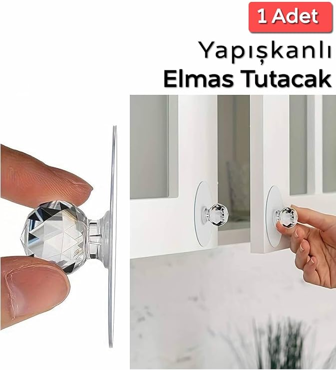 ARVALE Çekmece Klozet Dolap Kapı Düğmesi Çok Amaçlı Pratik Ev Gereçleri Her Eve Lazım Kullanışlı Mobilya Tutamağı