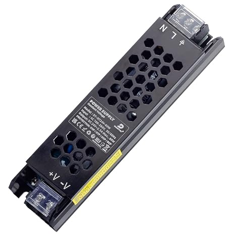 DUSKTEC LED Driver 24V 60W, AC 240V to 24V DC Transformer for LED Lights