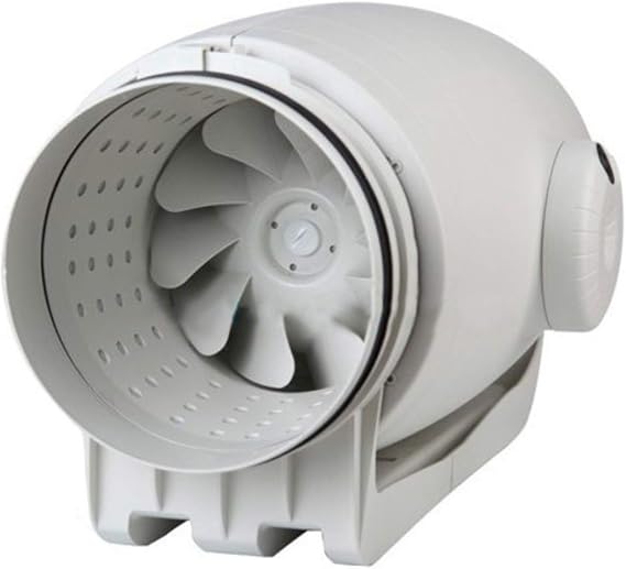 Tube Fan TD-500/150-160 Silent 3V (220-240V 50/60), Extremely Quiet, Plastic, 48 x 27 x 22 cm, White (Reference: 5211366400)